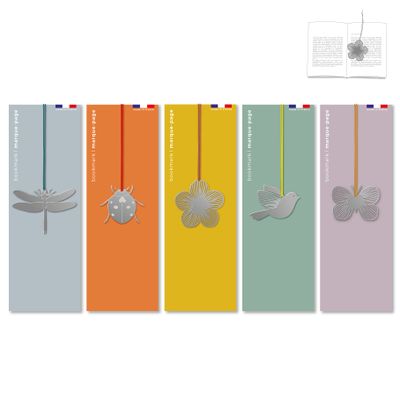 Design objects - Stainless steel bookmark - Nature. - TOUT SIMPLEMENT,