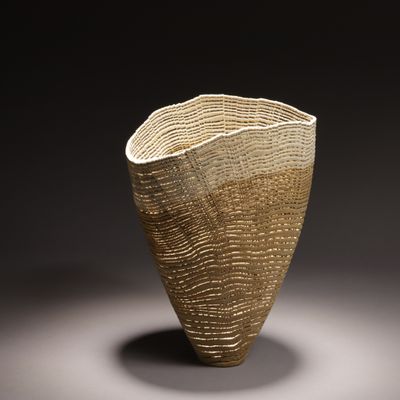 Objets de décoration - Vase nature, ouvert - PASCAL OUDET