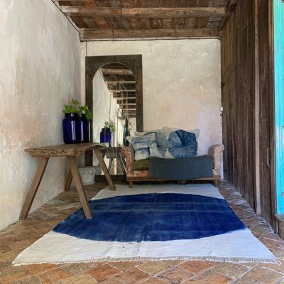 Bespoke carpets - Painted carpet - COTÉ PIERRE MATHILDE LABROUCHE