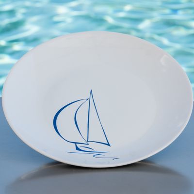 Assiettes au quotidien - Assiette bord de mer bateau - VAGABONDE INTERNATIONAL