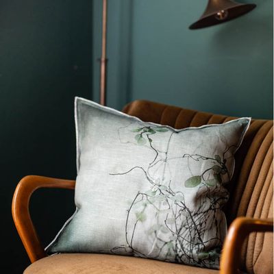 Fabric cushions - "PETALI" collection  - Printed Linen Pillow, throws and table decorations  - BORGO DELLE TOVAGLIE