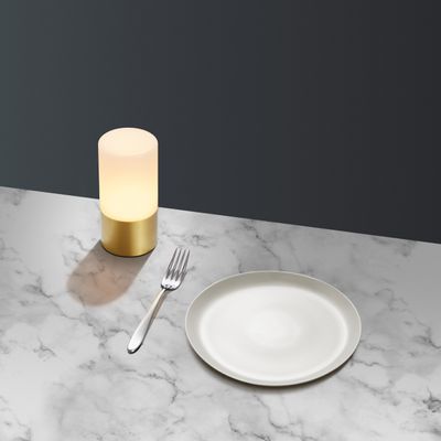 Outdoor decorative accessories - TOTEM - FROSTED - Portable Table Lamp (Wireless) - VOLTRA LIGHTING