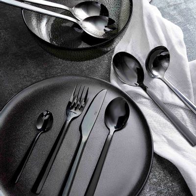 Cutlery set - RAW Black cutlery - AIDA