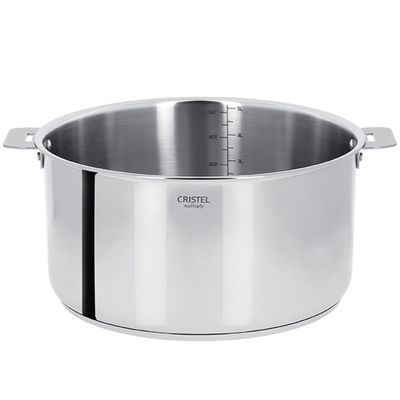 Faitouts - Faitout inox 24 cm Casteline amovible - CRISTEL