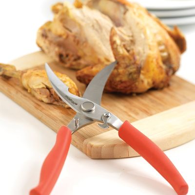 Kitchen utensils - POULTRY AND PIZZA SCISSORS - RED - M&CO