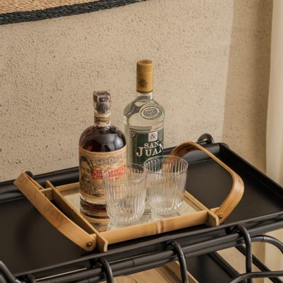 Tea and coffee accessories - Mirror Tray - E. MURIO MANILA