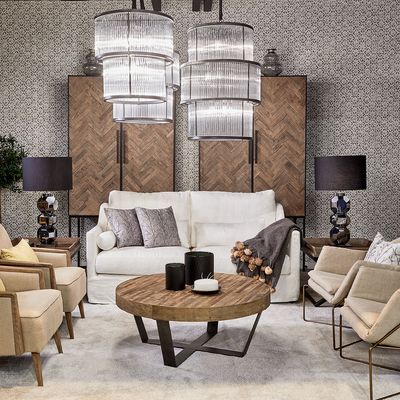 Tables for hotels - COFFEE TABLE EM-894-A - CRISAL DECORACIÓN