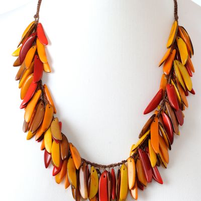 Jewelry - Flame necklace - TAGUA AND CO
