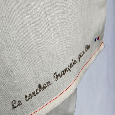 Dish towels - EMBROIDERED TEA TOWELS - CHARVET EDITIONS