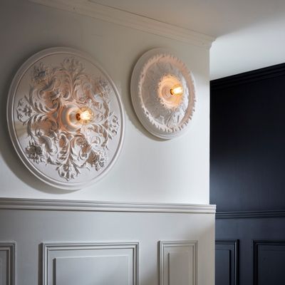 Decorative objects - Wall lamp and ceiling light in Parisien plaster SOLFERINO. - RADAR INTERIOR