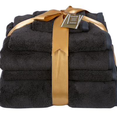 Spa - ENSEMBLE SERVIETTE DORÉE NUACOTTON ET PEIGNOIR - NUACOTTON