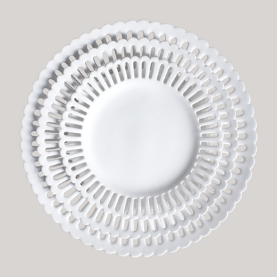 Céramique - Assiette ajourée Bourg-Joly - BOURG-JOLY MALICORNE