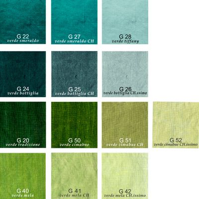Tissus - PALETTE DE COULEURS | PARTIE II - BERTOZZI