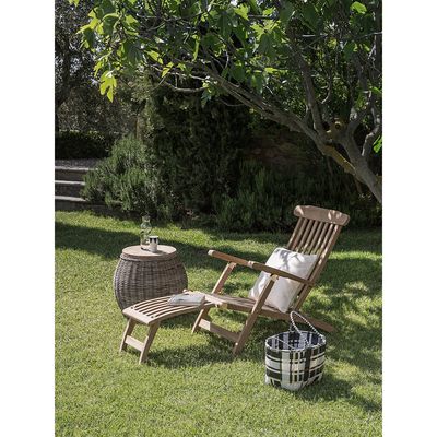 Tissus pour extérieurs - Round side table / Stool Bongo - BONG0471 - IL GIARDINO DI LEGNO