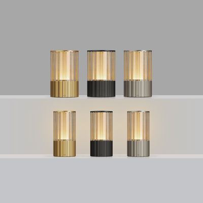 Outdoor decorative accessories - TOTEM - REEDED - Table Lamp Wireless - VOLTRA LIGHTING