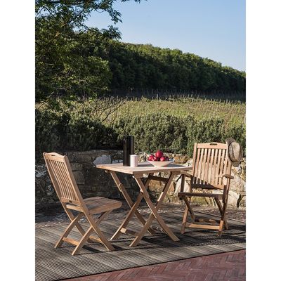 Lawn armchairs - Folding dining chair Moon - MOON0327 - IL GIARDINO DI LEGNO