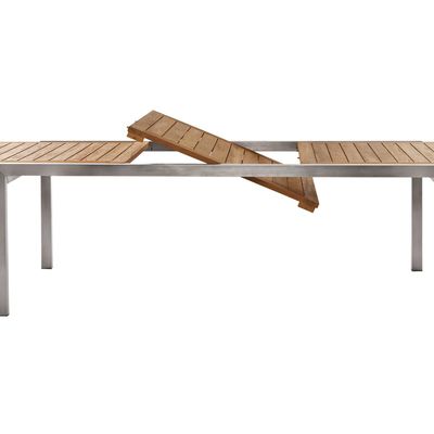 Dining Tables - Rectangular extendable table Teak – ADAMAS - IL GIARDINO DI LEGNO