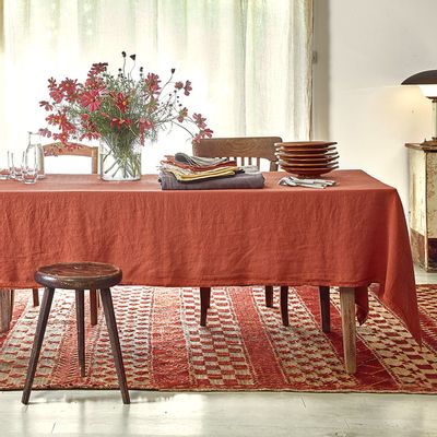 Linge de table textile - Tableware - COULEUR CHANVRE