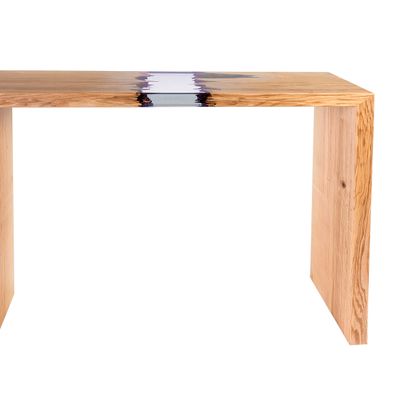 Console table - Wood and Resin Side Console - MEUBLES THOURET