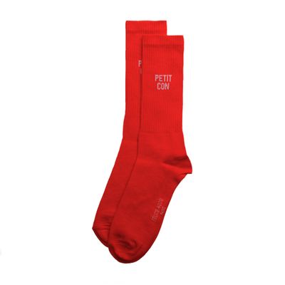 Socks - PETIT CON red socks - FÉLICIE AUSSI