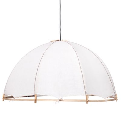 Design objects - Half balloon bamboo hanging light - TRACES OF ME