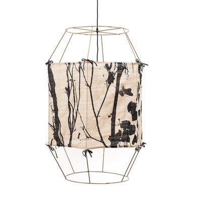 Objets design - Lamp Hexagonal Big Botanic Silk - TRACES OF ME