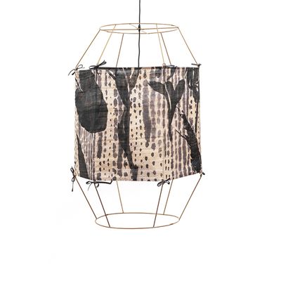 Objets design - Lamp Hexagonal winter rain Silk - TRACES OF ME
