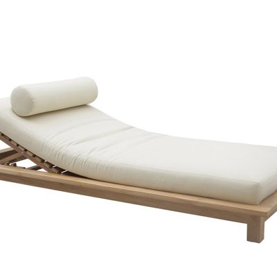 Garden textiles - Sunlounger with wheels Saint Raphael - STRA0511 - IL GIARDINO DI LEGNO
