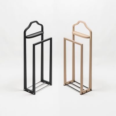 Design objects - LEATHER CLOTHES VALETS & TOWEL RACKS - GIOBAGNARA