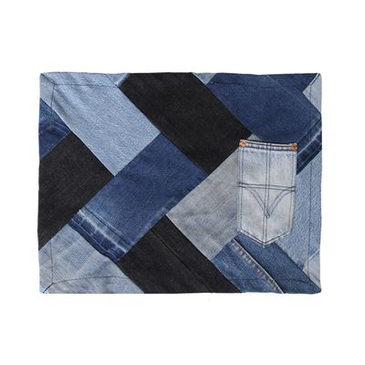 Assiettes au quotidien - Classic - Upcycled Denim Placemat (Pack of 4) - RENIM PROJECT