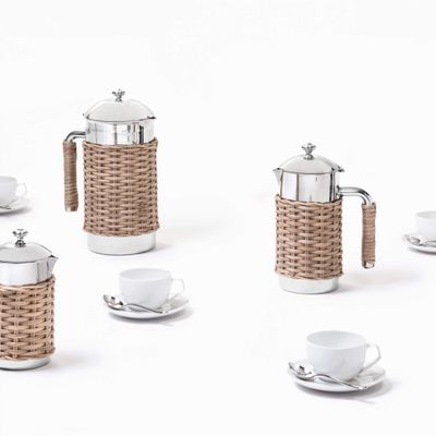 Chambres d'hôtels - CARAFES THERMIQUES EN ROTIN - PIGMENT FRANCE BY GIOBAGNARA