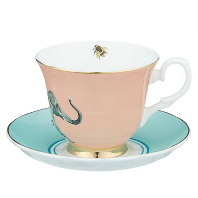 Accessoires thé et café - Paire tasse à thé 28 cl - Elephant - YVONNE ELLEN
