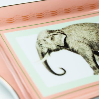 Plats et saladiers - Plat à cake 34 cm Eléphant - YVONNE ELLEN