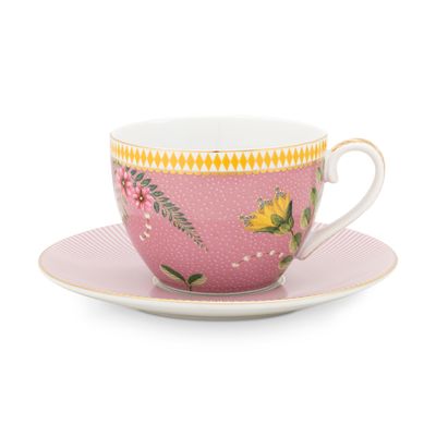 Tasses et mugs - Paire tasse thé La Majorelle Rose 280ml - PIP STUDIO