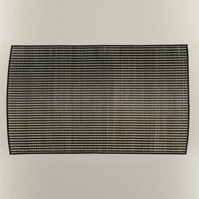 Other caperts - Black reversible SAMAKI mat - SARANY SHOP