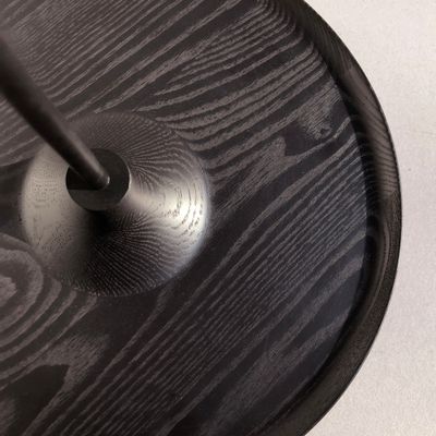 Shelves - Spinning top shelf TOUPY 44 cm - Black stained ashwood - MADEMOISELLE JO