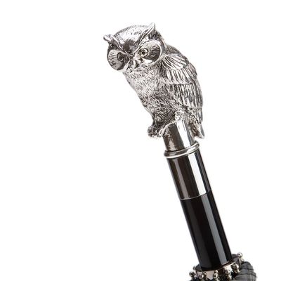 Decorative objects - SILVER OWL FOLDING UMBRELLA - PASOTTI