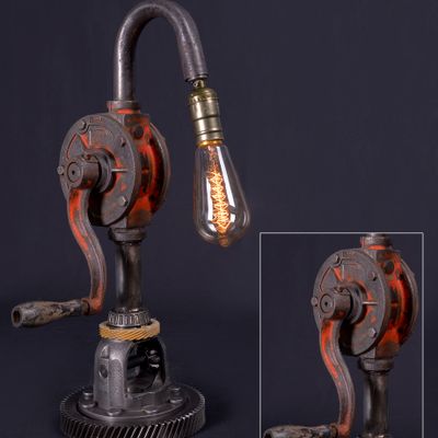 Design objects - Lampe de pompe recyclé - MAISON ZOE