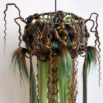 Decorative objects - ACOTINUM FEROX SUSPENDED LAMP - MICKI CHOMICKI HAIR BRUT