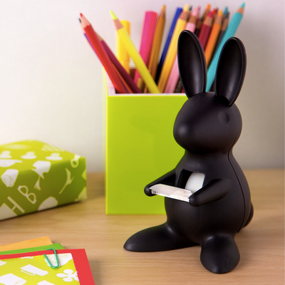 Stationery - Teddy Scissors+Clips Holder: Stationery in Garden Collection Cute Office Equipment - QUALY DESIGN OFFICIAL