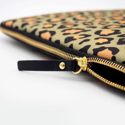 Bags and totes - Laptop sleeve iPad: Olive Leopard - CASYX