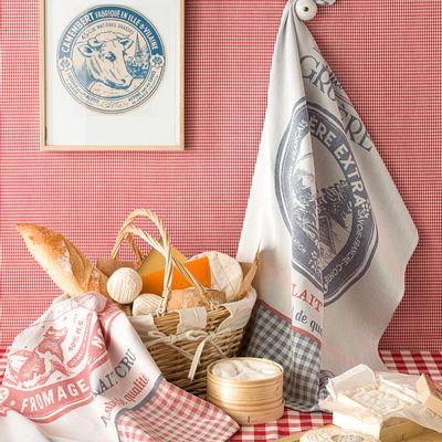Torchons textile - Fromages / Lot cadeaux - COUCKE