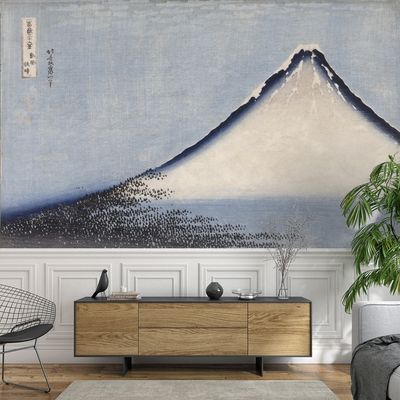 Papiers peints - Panneau Fuji Bleu - ETOFFE.COM