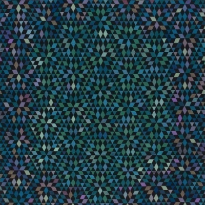 Rugs - Diamond Medallion Blue Green Rug - ETOFFE.COM