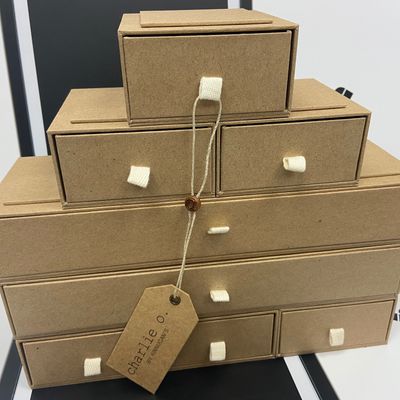 Storage boxes - Recyclable Kraft Paper Storage Box - SHUN SUM GROUP LTD.