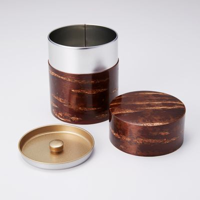 Tea and coffee accessories - Tea caddy "Hiragata" - TOMIOKA