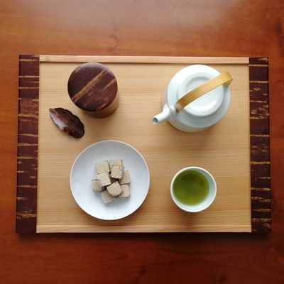 Tea and coffee accessories - RIM L trays - TOMIOKA