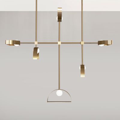 Hanging lights - SPHERE AND CUT CIRCLE – PENDANT LIGHT - SQUARE IN CIRCLE STUDIO