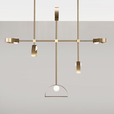 Hanging lights - SPHERE AND CUT CIRCLE – PENDANT LIGHT - SQUARE IN CIRCLE STUDIO
