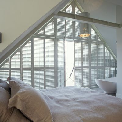 Wine accessories - JASNO SHUTTERS - interior shutter with swivel blinds in glass roof and light well - JASNO